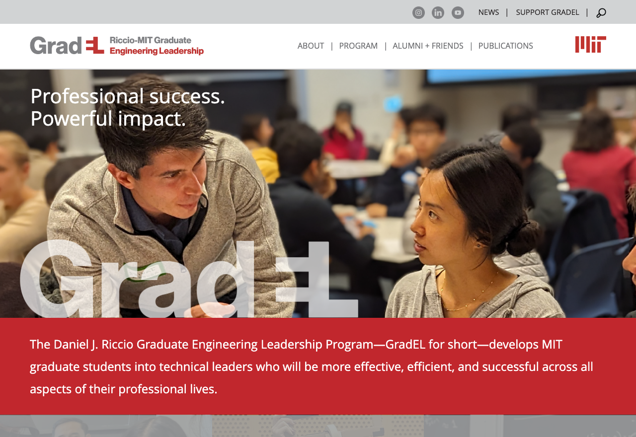 MIT GradEL — production build shipped by Colts Neck Interactive